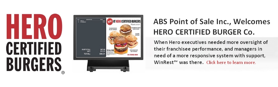 ABS SRM / MEV certified restaurant pos software by the Revenue of Quebec